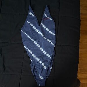 Tommy Hilfiger Navy and White Bodysuit